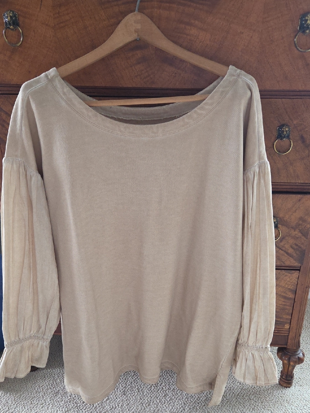 Anthropologie Pilcro Mixed Media Pullover